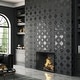 preview thumbnail 1 of 7, Merola Tile Stella Lustre Midnight 9-3/4" x 9-3/4" Porcelain Wall Tile Case (16 Tiles)