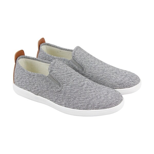 gray steve madden slip ons