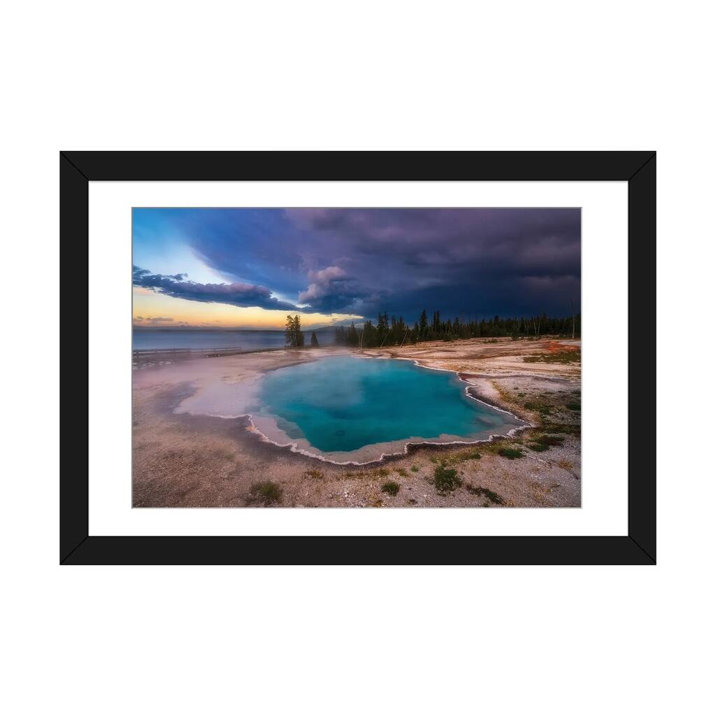 iCanvas "Black Pool Storm" by Darren White Photography