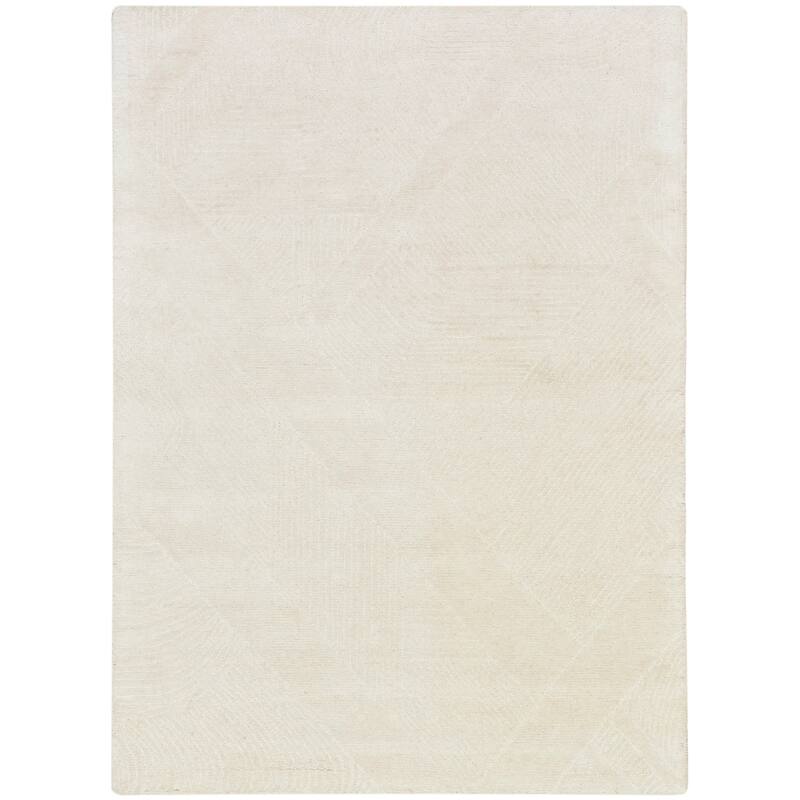 DKNY Pure Patterns Indoor only Abstract Area Rug - Ivory - 3'9" x 5'9"