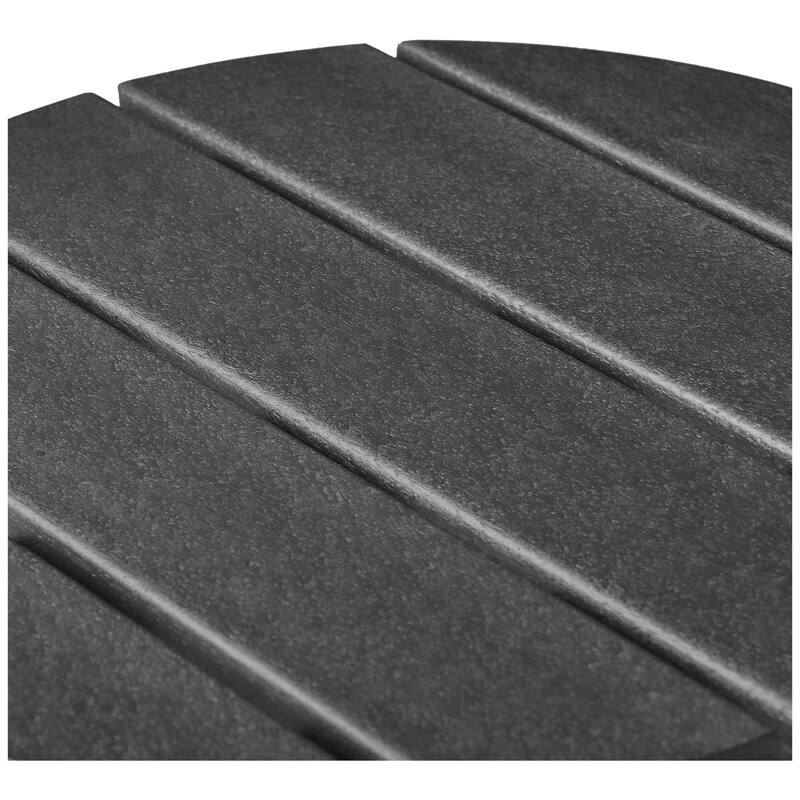 Laguna Outdoor Folding Adjustable Adirondack Chair with Hideaway Ottoman & Round Side Table