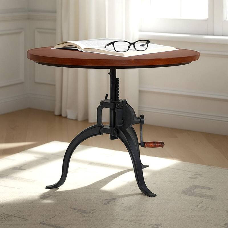 Adjustable Rustic Coffee Table - 28" - Chestnut Finish
