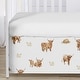 preview thumbnail 6 of 4, Sweet Jojo Designs Boho Highland Cow Boy, Girl, Gender Neutral 3pc Nursery Crib Bedding Set - Farm Animal, Watercolor, Farmhouse