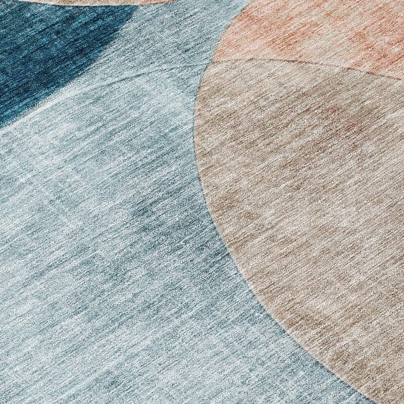 HomeRoots Geometric Transitional Rectangle Outdoor Rug