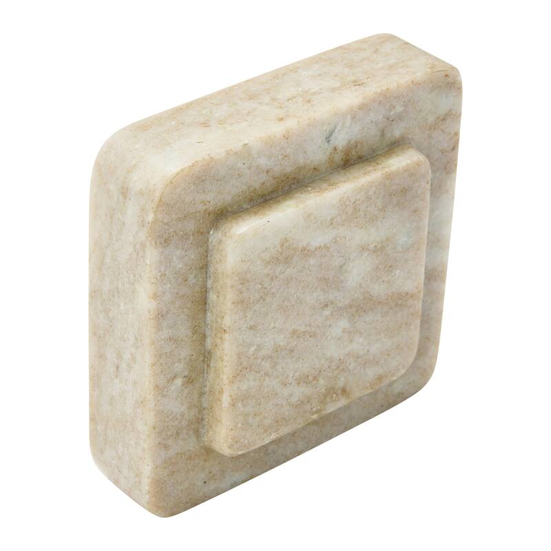 Marble Bookends, Beige, Set of 2
