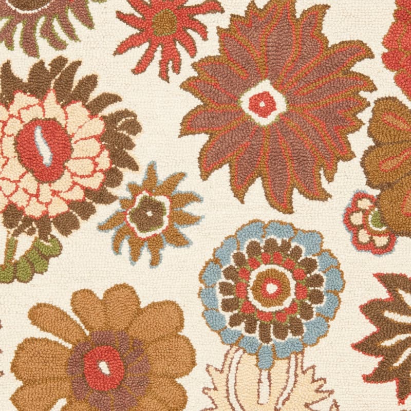 SAFAVIEH Handmade Blossom Arpita Modern Floral Wool Rug