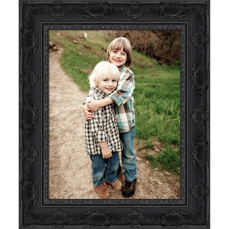 Filigree Picture Frame, Photo Frame - 11x14 - Filigree Gloss Black