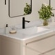 preview thumbnail 11 of 11, STYLISH 21x15 inch Porcelain Rectangular Undermount Vanity Sink with Overflow