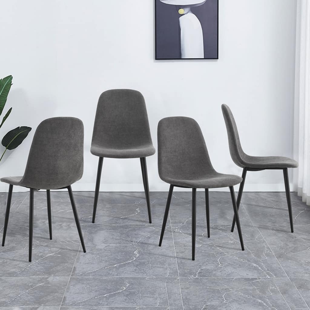 Dining Chairs Set of 4, Modern Mid-Century Style Dining Kitchen Room Upholstered Side Chairs