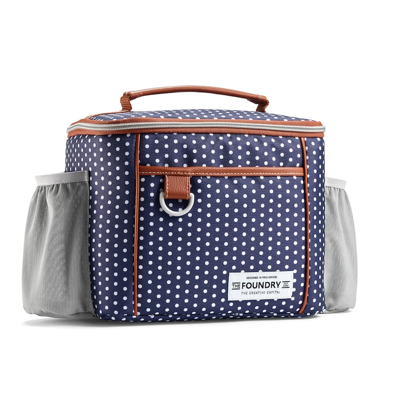 Fit & Fresh - Promenade Bag - Navy White Dot
