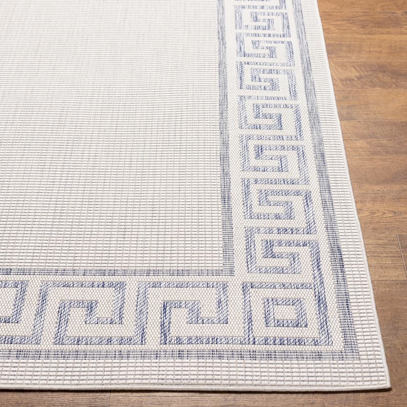 Livabliss Tuareg Greek Border Outdoor Rug