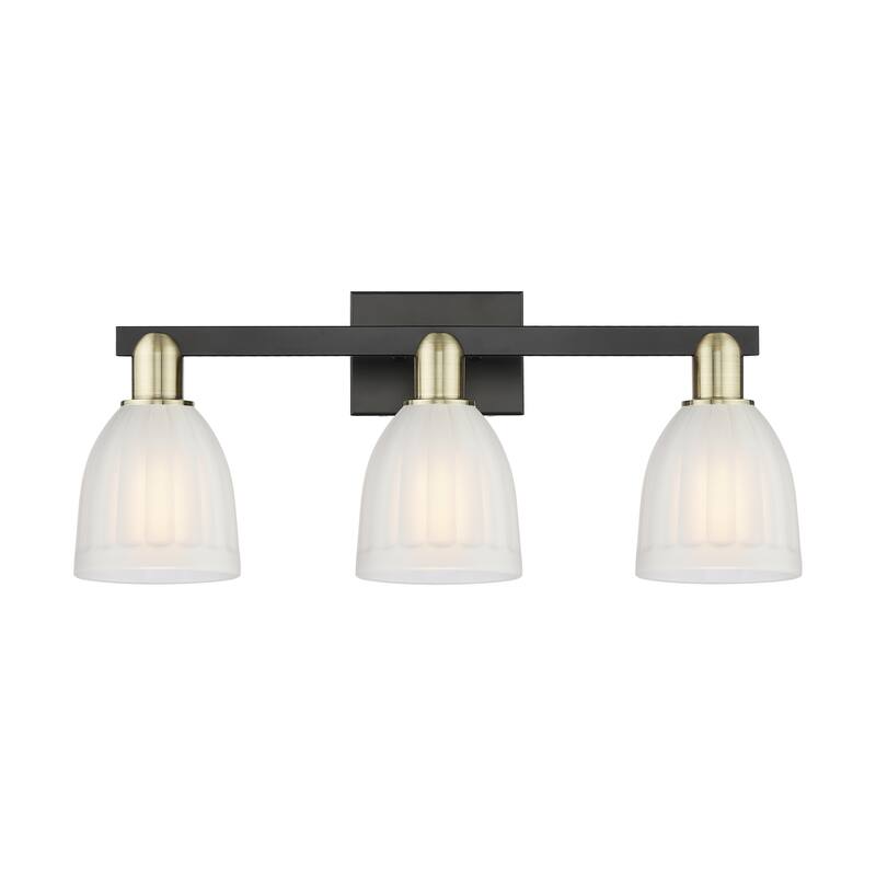 Innovations Lighting Endless Possibilities Arcadia - Brookfield - 3 Light 25" Bath Vanity Light - Black Antique Brass