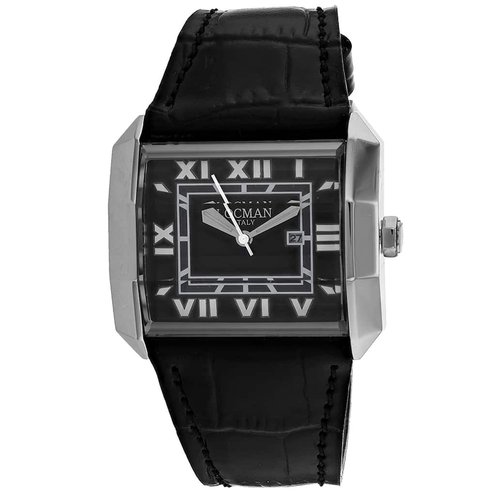Locman Women's Classic Black Dial Watch - 232BK/BKLE - 6 (36)
