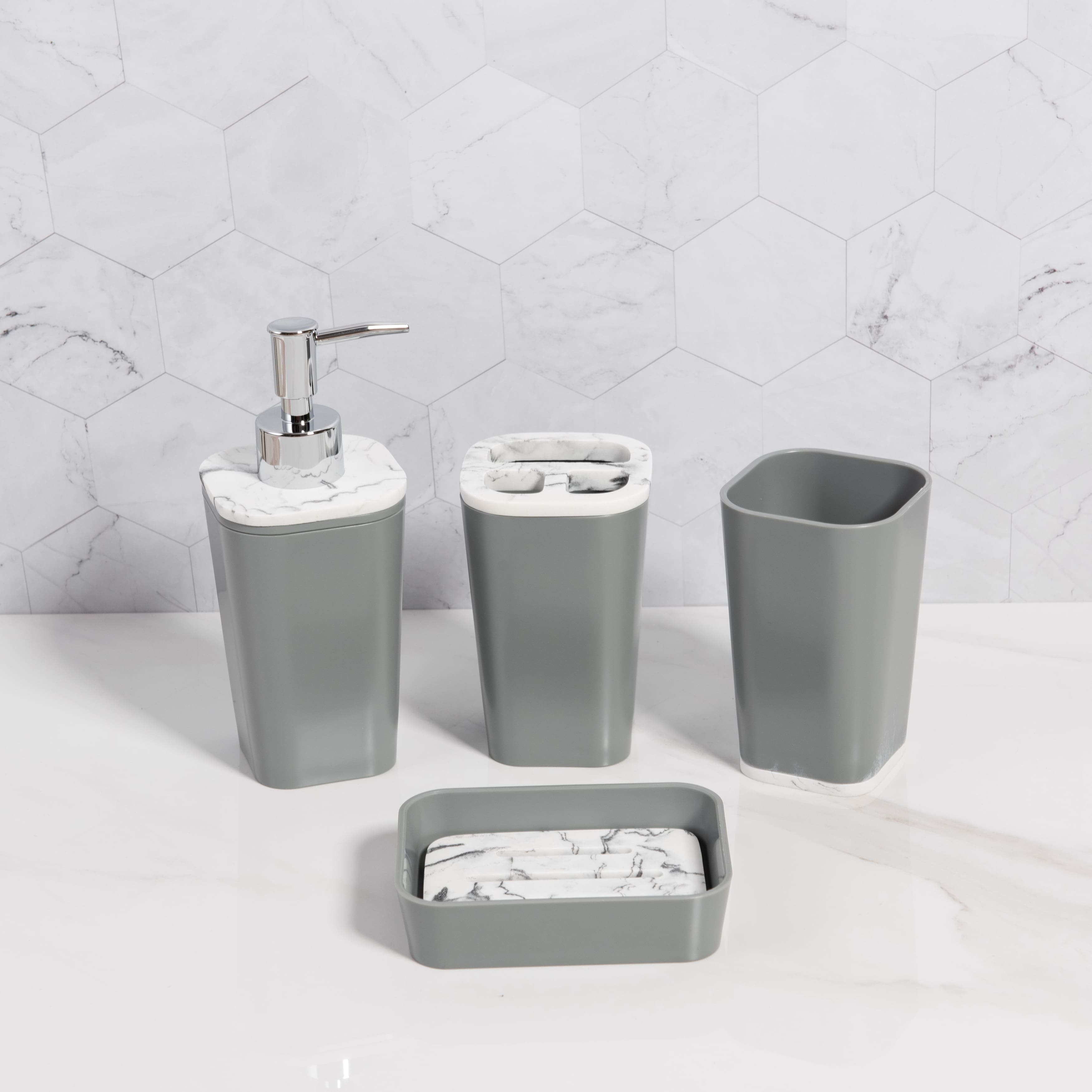 Kralix 4 pc Shaish Bath Accessory Set On Sale Bed Bath & Beyond 37623309