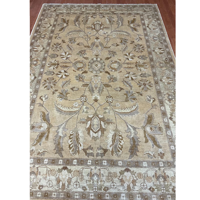 HERAT ORIENTAL Handmade Oushak Wool Rug - 6' x 9'