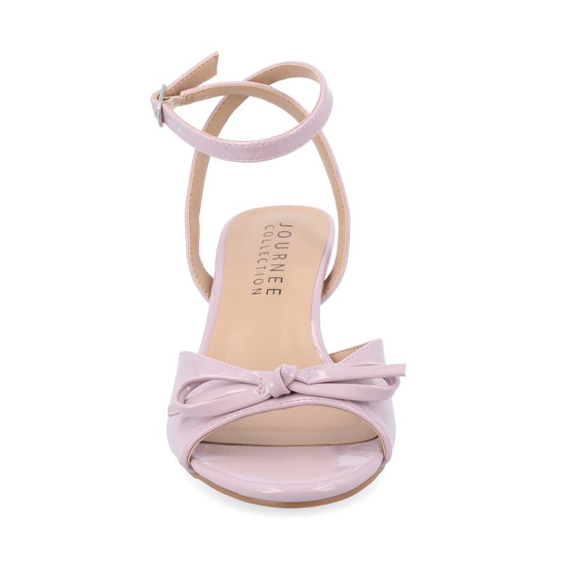 Journee Women's Jennifer Dress Sandals - Purple - 8.5