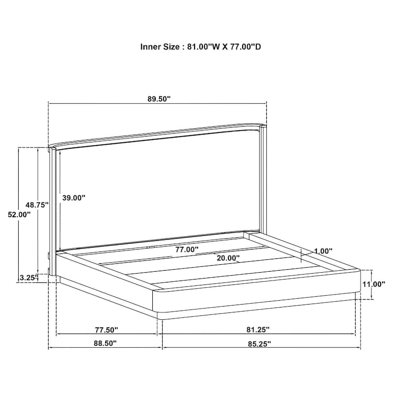 Kailani Bedroom Set Beige Oak