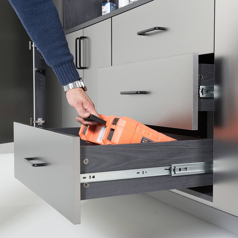 Astro Series 96 in. W x 79 in. H x 20 in. D Garage Cabinet Set B (6-Piece) - 19.69" D x 94.5" W x 78.74" H