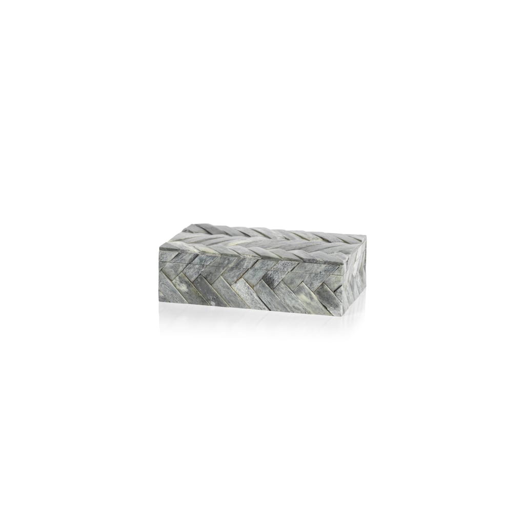 Montgeron Woven Bone Decorative Box