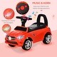 preview thumbnail 11 of 10, Modern Kids Ride-On Push Car with Music, Horn, and Storage - Foot-to-Floor Sliding Toy for Toddlers