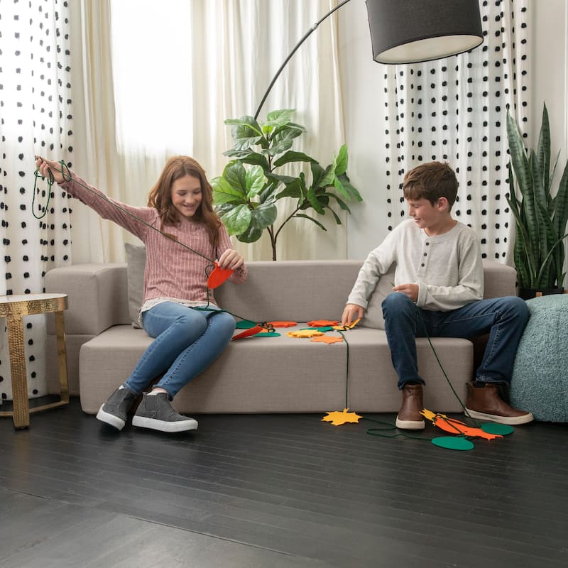 Zenzi Loveseat Twin - Convertible Couch / Twin Sleeper, Bru Smart