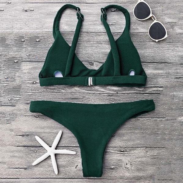 zaful scoop neck bikini