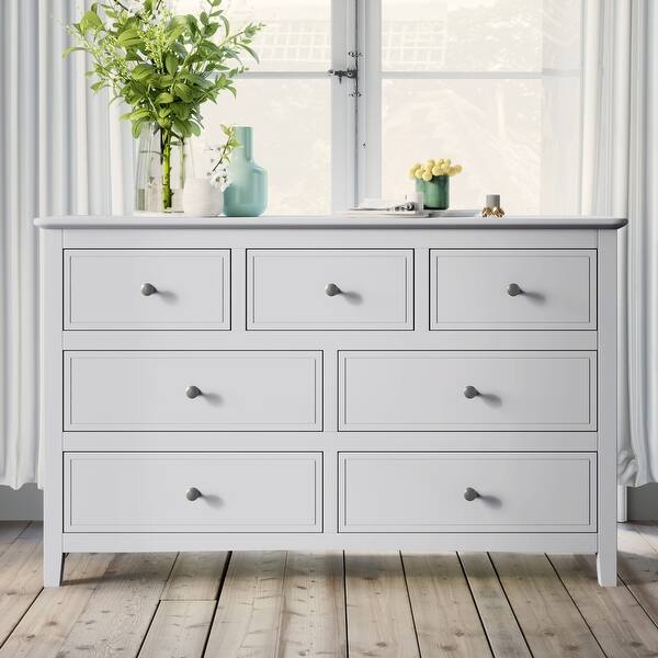 white solid wood dresser Palace Imports 6-Drawer Double in the dresser is finished in silver and includes felt lining in the top drawer to add protection for delicates or accessories White Wood Dressers | Pottery