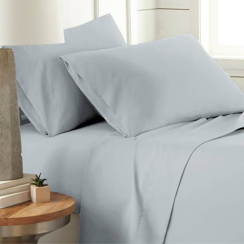 Vilano Classic Ultra-Soft Deep Pocket 4-piece Bed Sheet Set - Harbor Mist - California King