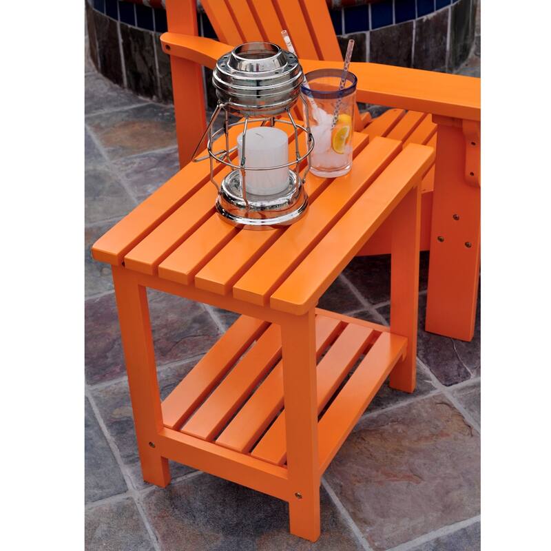 Luca 19.75" Rectangular Outdoor Patio Side Table