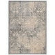 preview thumbnail 31 of 141, Nourison Graphic Illusions Vintage Distressed Area Rug 6'7" Square - Grey