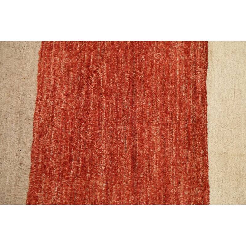 Modern Gabbeh Kashkoli Oriental Area Rug Wool Handmade Foyer Carpet - 2'7" x 3'8"