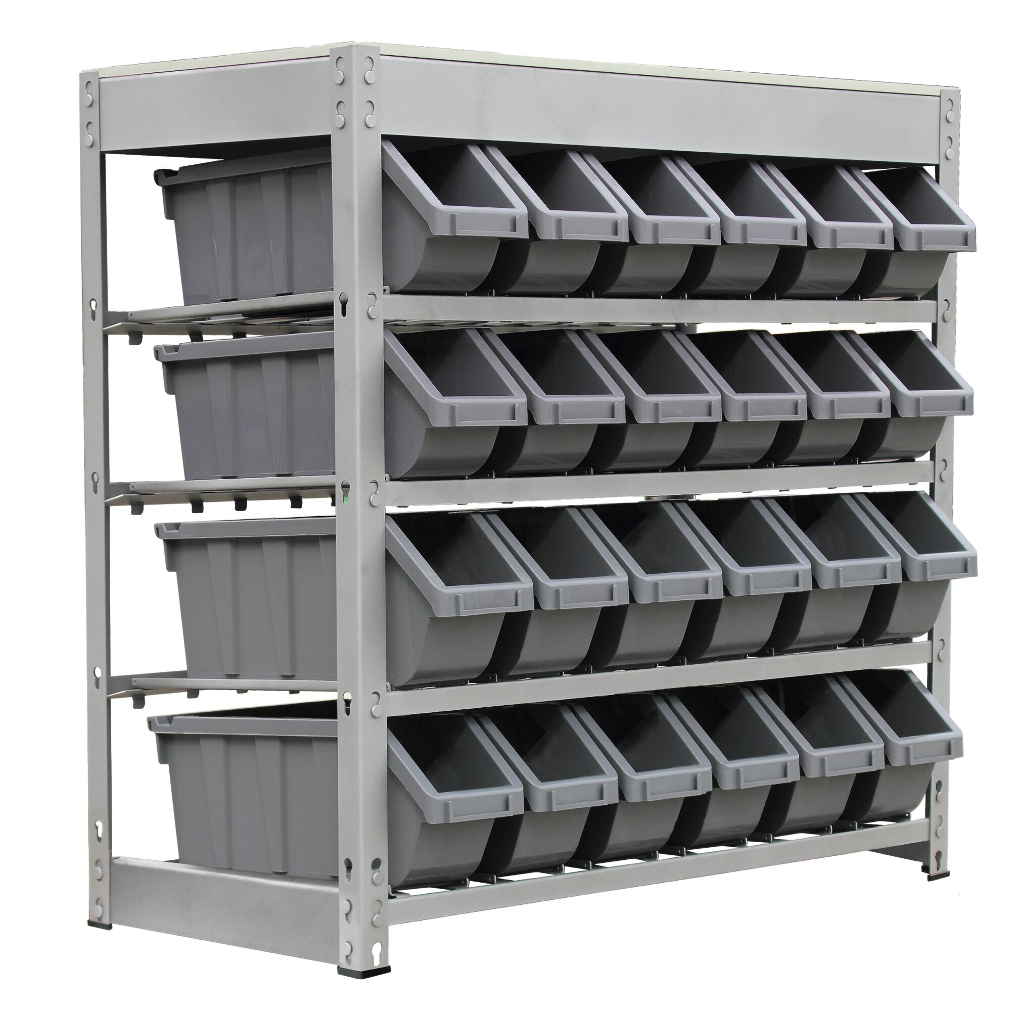 8-Tier Commercial NSF Certified 24-Bin Rack Storage System (36 in