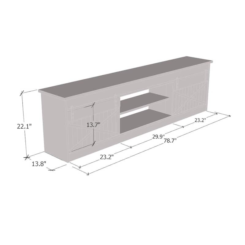 Granero 01 79" TV Stand