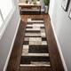 Miranda Haus Geometric Modern Patchwork Polypropylene Indoor Area Rug