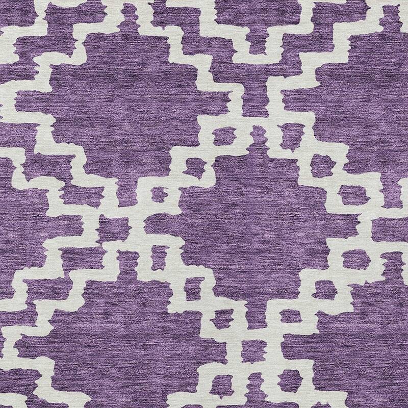 HomeRoots Geometric Transitional Rectangle Outdoor Rug