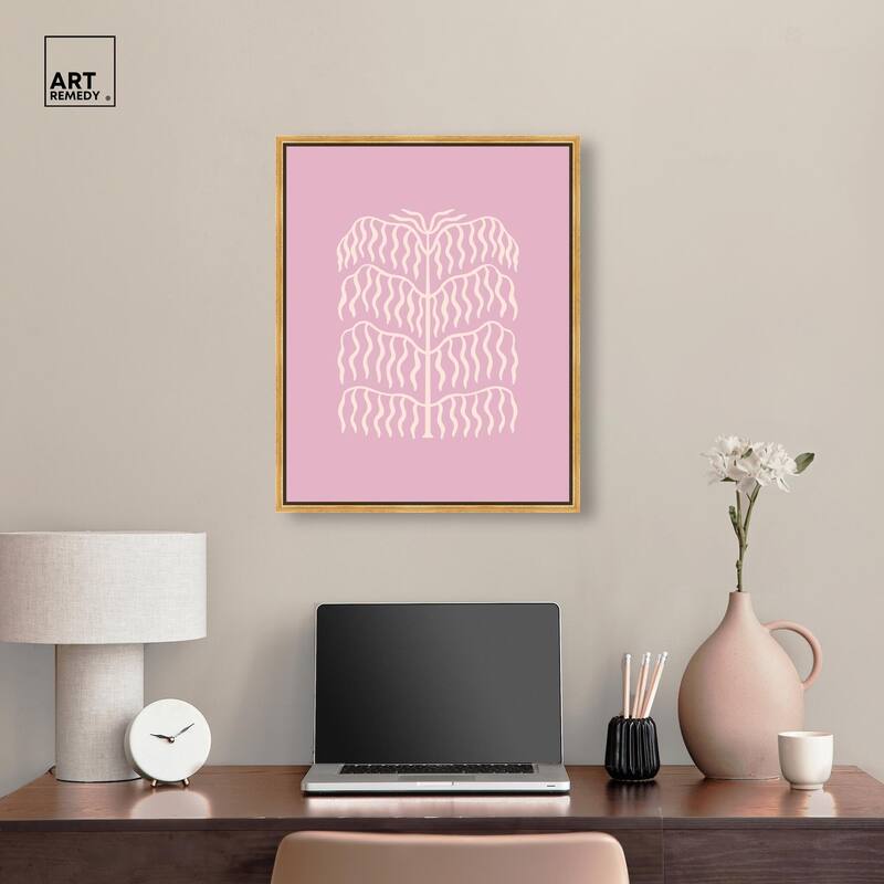 Lavender Mauve Canvas by Art Remedy