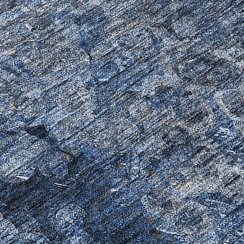 Machine Washable Indoor/ Outdoor Abstract Solid Chantille Rug