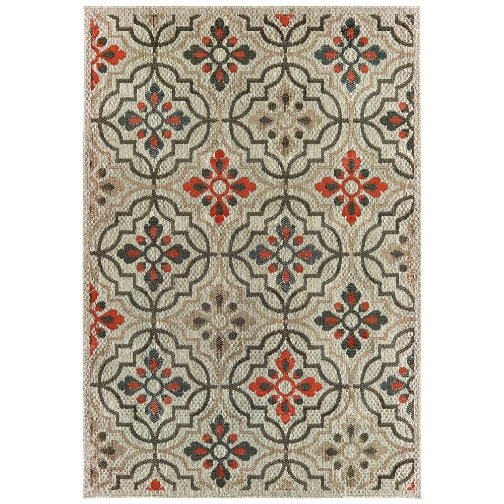 Vista Home Higgins Quatrefoil Panel Indoor/ Outdoor Area Rug by Havenside Home