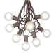 preview thumbnail 11 of 12, 100 Foot G40 Outdoor Globe Patio String Lights - Set of 125 G40 Globe Bulbs Frosted White