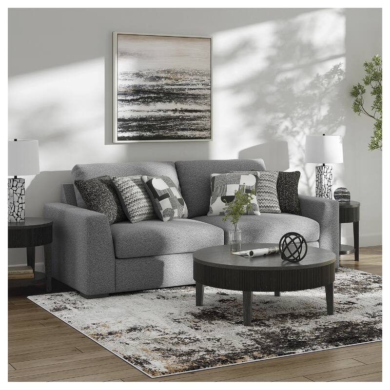 Signature Design by Ashley Bealton Gray 2-Piece Sectional - 100" W x 44" D x 41" H
