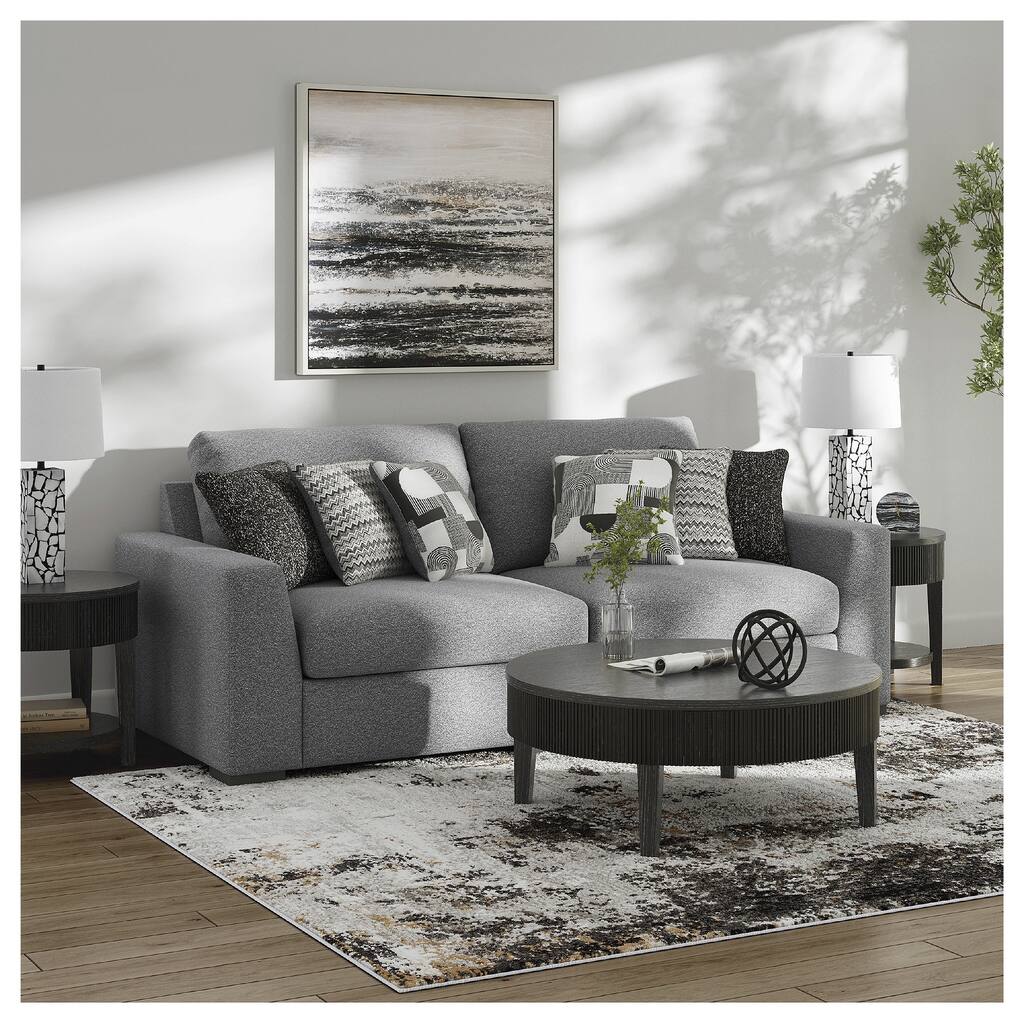 Signature Design by Ashley Bealton Gray 2-Piece Sectional - 100" W x 44" D x 41" H
