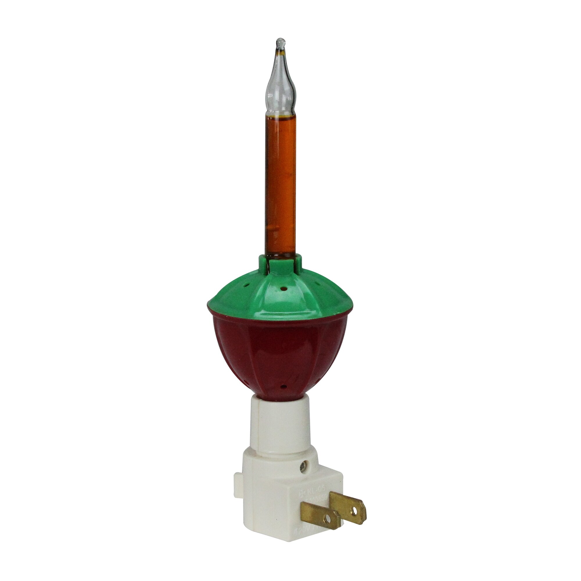 Shop 6 5 Red And Green Christmas Bubble Plug In Night Light