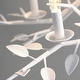 preview thumbnail 4 of 2, Aubrey Gesso White Chandelier