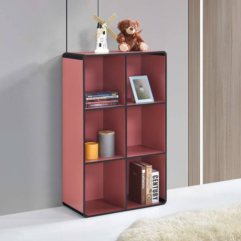 Open Bookcase - Red