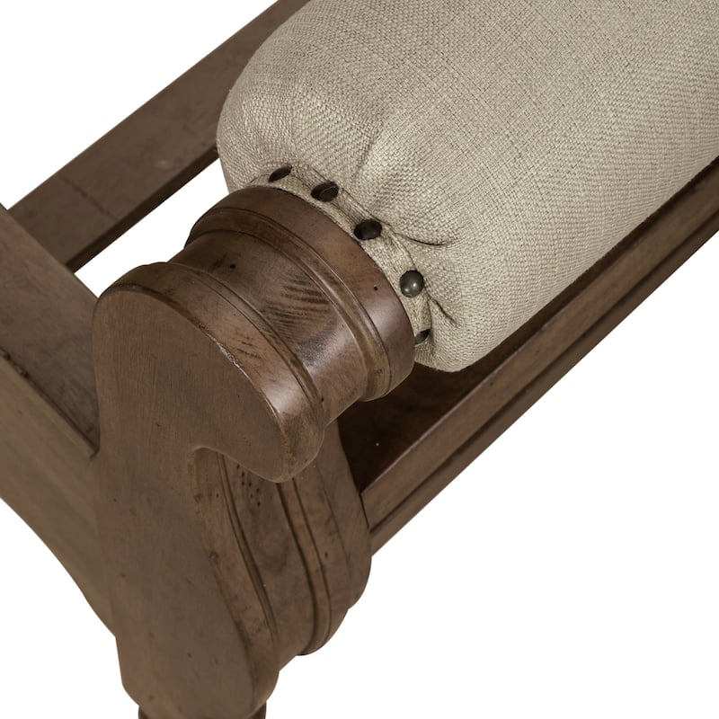 Americana Farmhouse Sleigh Bed, Dresser and Mirror Bedroom Set