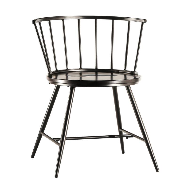 Mabel 42-inch Iron and Wood Round Dining Table or Dining Set by iNSPIRE Q Modern