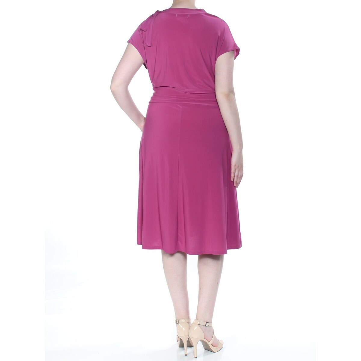 berry pink dress