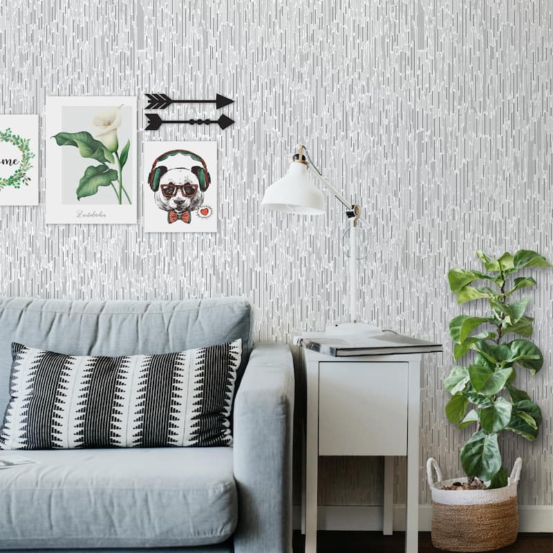 SUSSEXHOME Removable Wallpaper-Waterproof, Strippable, Light Resistance & Cleanable Wall Paper Roll-Wallpaper-Rain