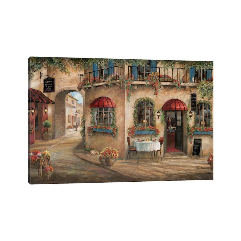 iCanvas "Gino's Pizzaria" by Ruane Manning Canvas Print