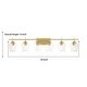 preview thumbnail 15 of 13, Acroma 6 - Light Bathroom Vanity Light - N/A